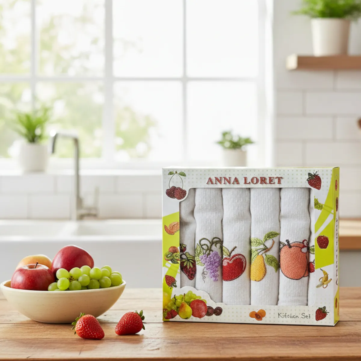 Serviette de cuisine 6pcs - ANNA-LORET