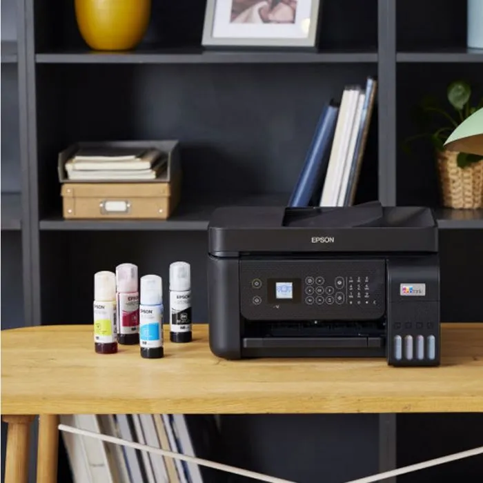 Imprimante Et Multifonction Jet d'encre  Imprimante à Réservoir Intégré EPSON ECOTANK L5290 4En1 Couleur A4 WIFI