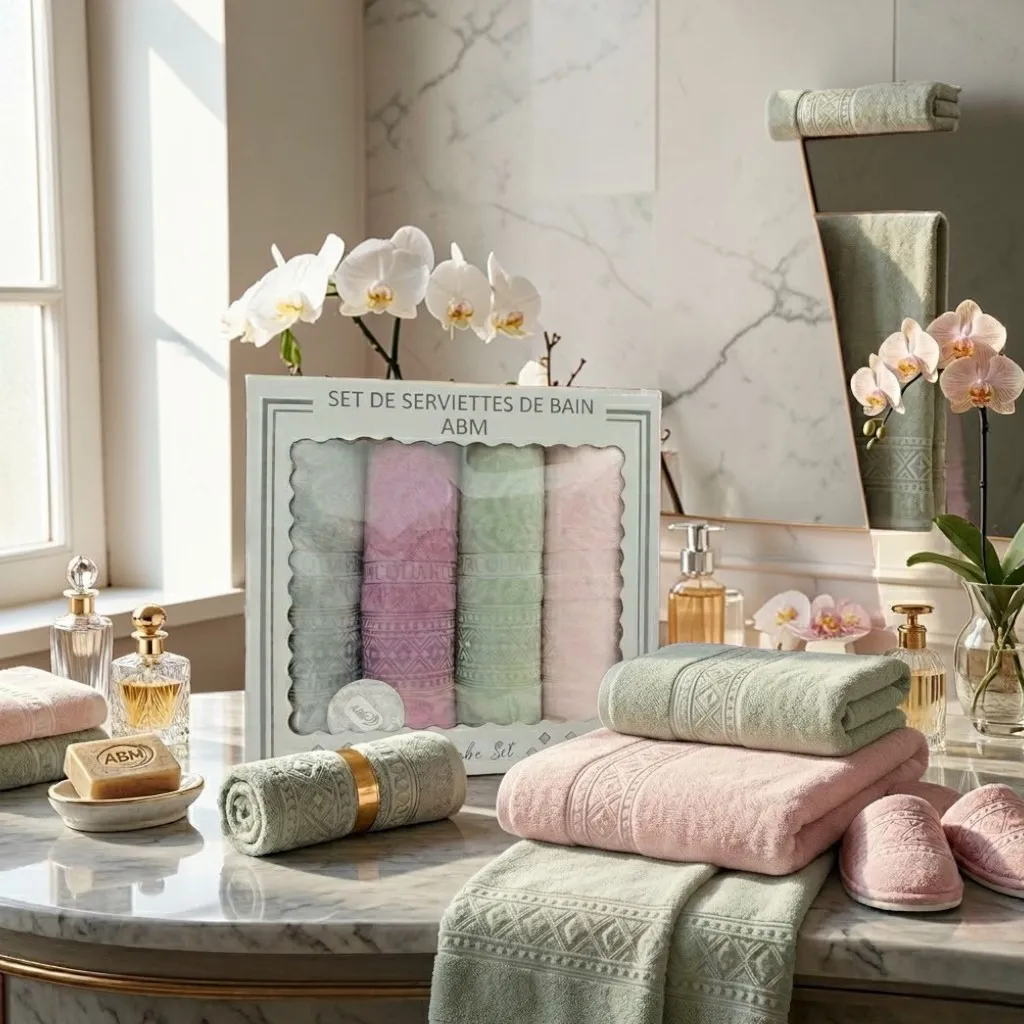 Serviettes de bain 4PCS ABM JAQUAR 90*150