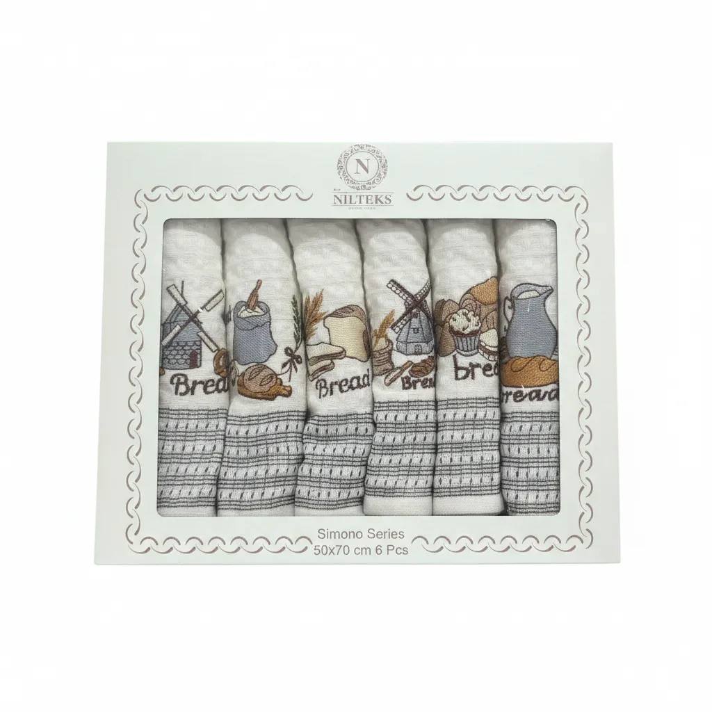 Set 6 serviettes cuisine NILTEKS 50*70 cm