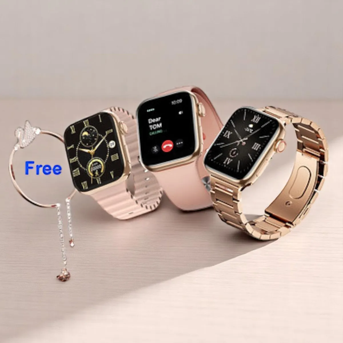 Montre Connectée Haino Teko G9 Mini - Rose & Gold