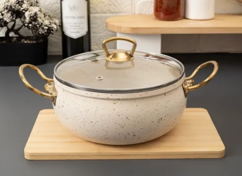 Batterie de cuisine  granite 7 pièces INTERSEF B224