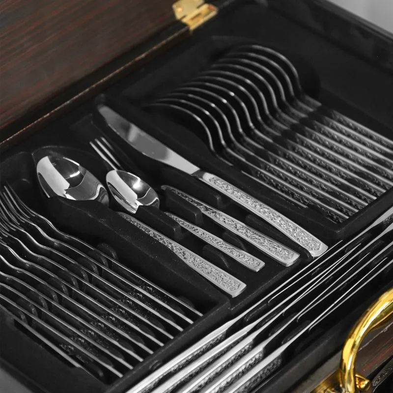 Coffret Ménagère 72 pièces ABM en inox 18/10 - HARCHA-SILVER