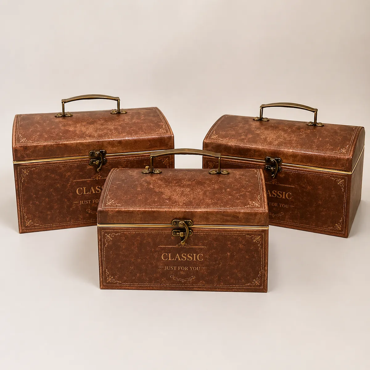 Coffret Cadeau avec Poignée – Set 3 Pièces  ELG2-17