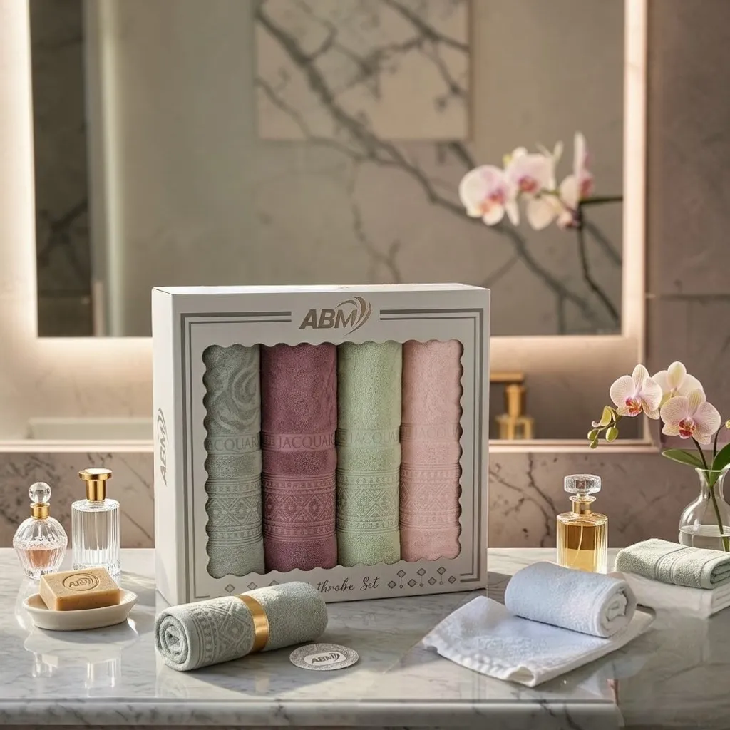 Serviettes de bain 4PCS ABM JAQUAR 90*150