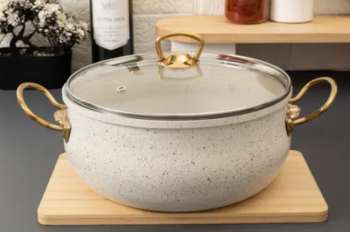 Batterie de cuisine  granite 7 pièces INTERSEF B224
