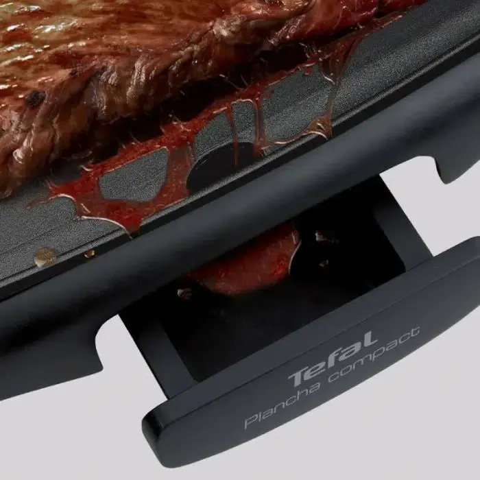 Barbecue Électrique TEFAL Plancha Compact CB500512 - 1800W