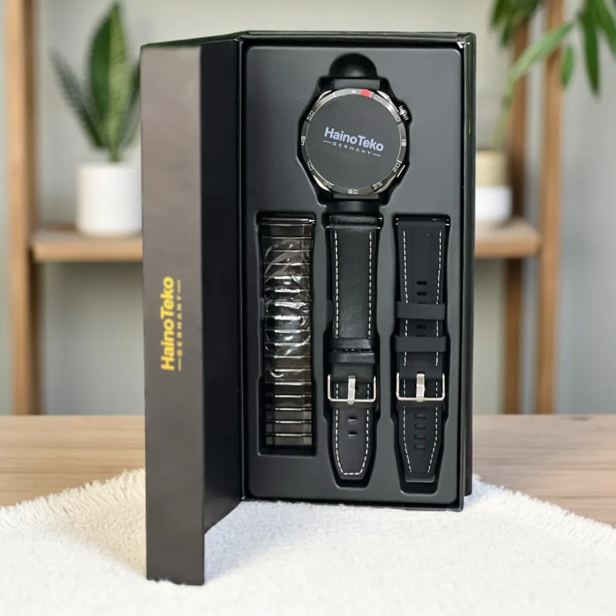 Smartwatch HainoTeko GT5 MAX (RW-64) - 3 Bracelets - Écran AMOLED
