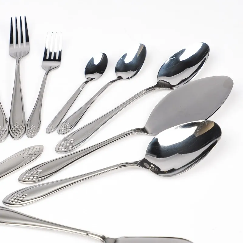 Coffret Ménagère 125 Pièces en Inox 18/10 Carré - ABM