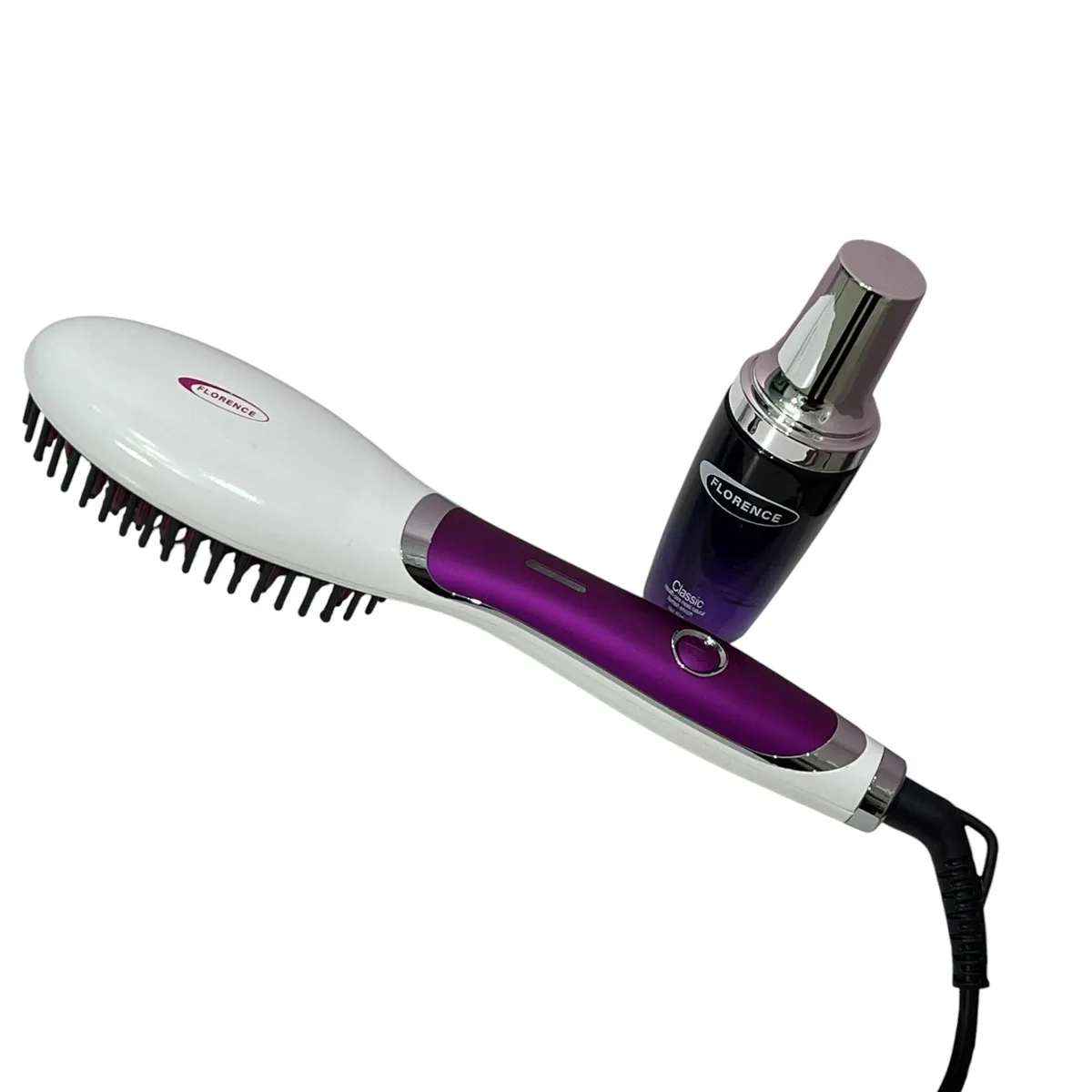 Brosse à cheveux avec serum Florence HK449-1 - 50W - Violet