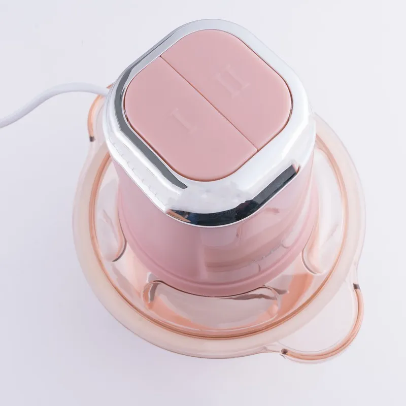 Hachoir à Viande Bol en Plastique Lexical LCH-1909 - 2L- 300Watts - Rose