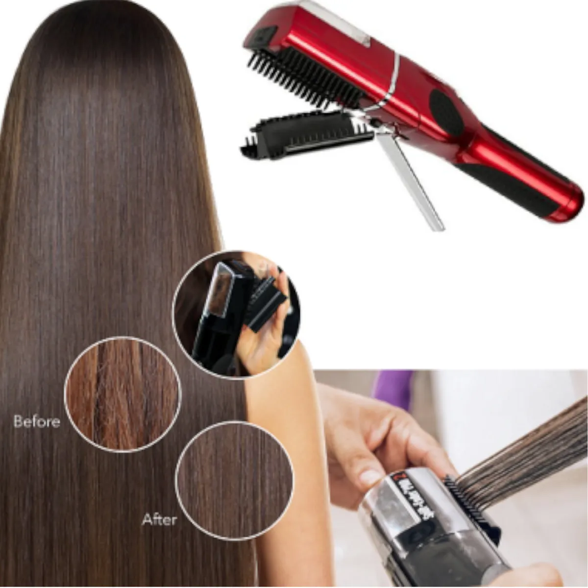 Tondeuse sans fil pour pointes fourchues - 695CAP0