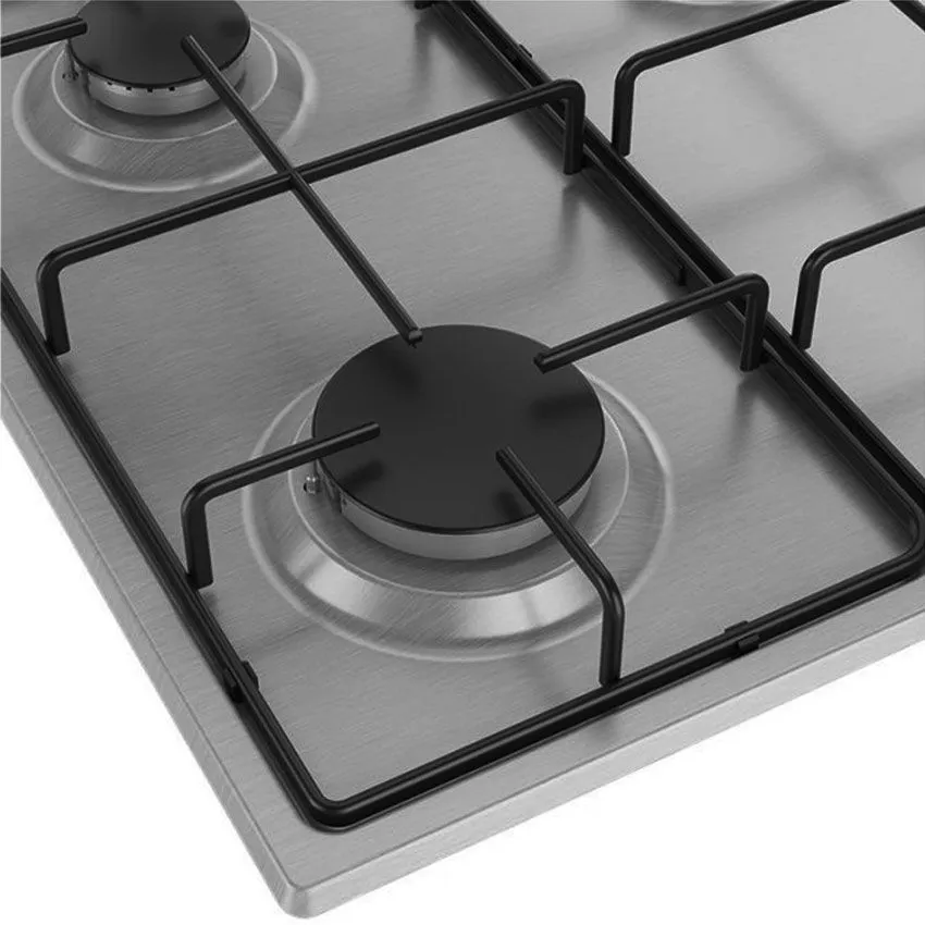 Plaque de cuisson BEKO 4 Feux à Gaz | 61 cm - HIGG64123SXL - Inox