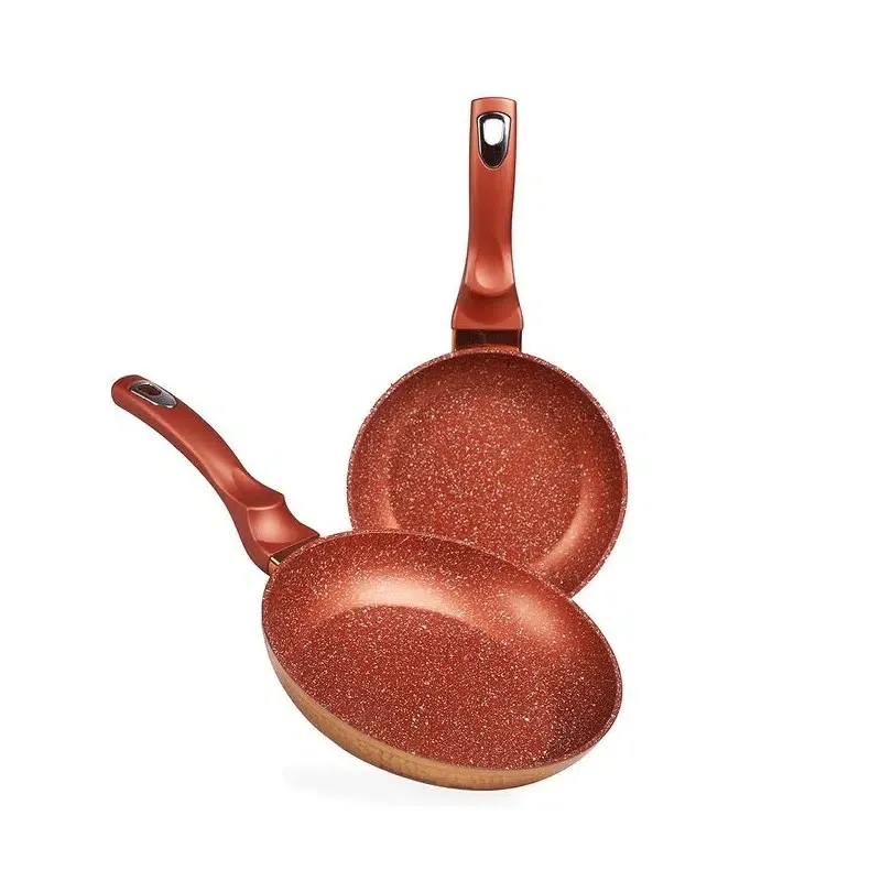 Set de 3 Poêles Baroly 867 Granite Antiadhésif Cuivre