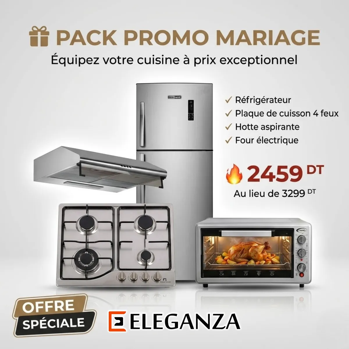 Pack Promo Mariage – Équipement Cuisine Complet