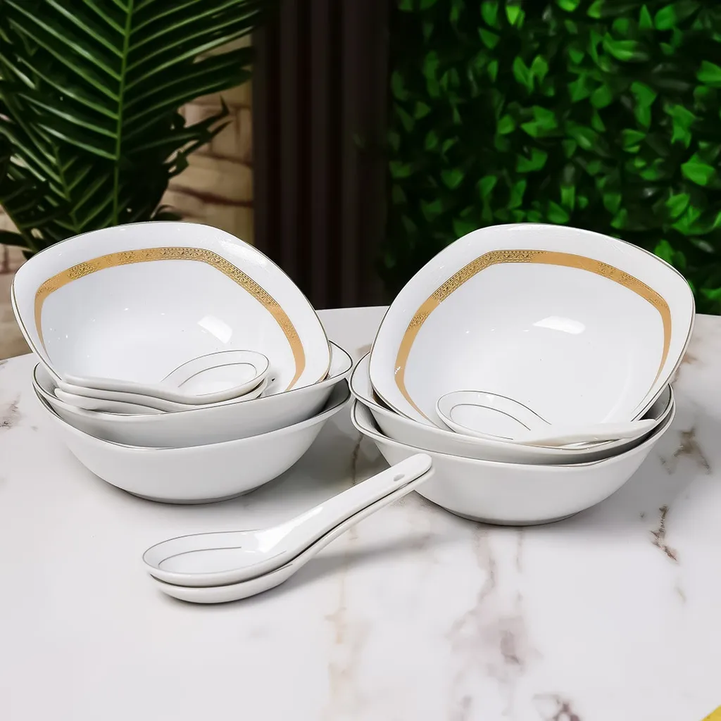 Service à Table 72 Pièces en Porcelaine Florence M2- Carré GB290