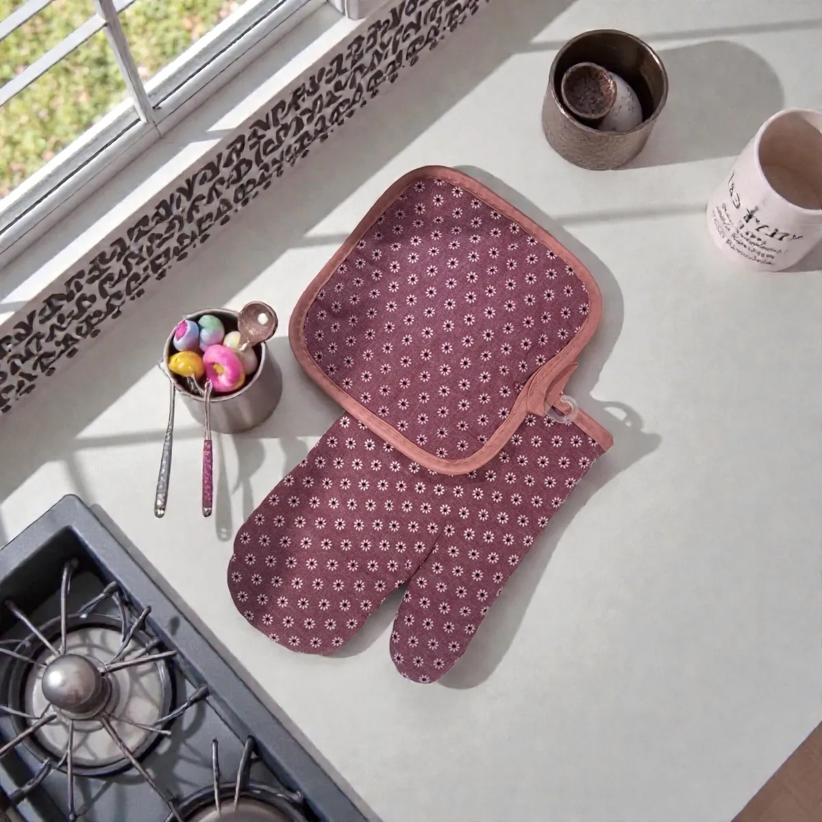 Gant de cuisine avec manique HB-015