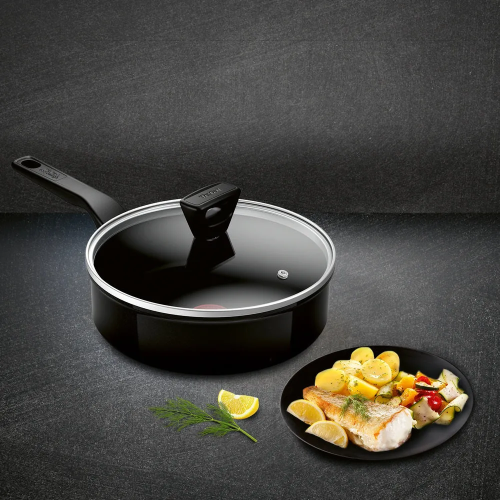 Sauteuse TEFAL C4323223 - 24cm Céramique Renew Black
