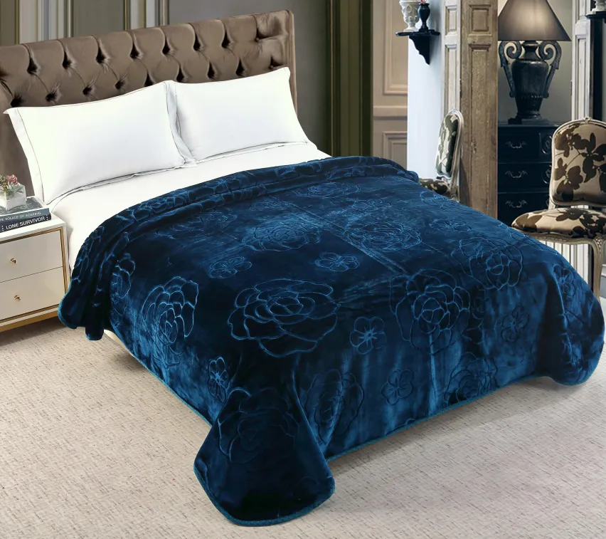 Couverture 2 Places Golden Bir - 7kg- 220/240 - Bleu marrine