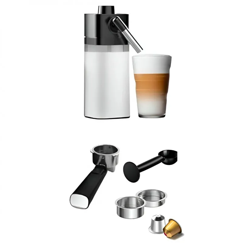 Machine à café Florence HK429 - Expresso et Nespresso - 1350 Watts - 1.5 Litres - Support capsules cadeau