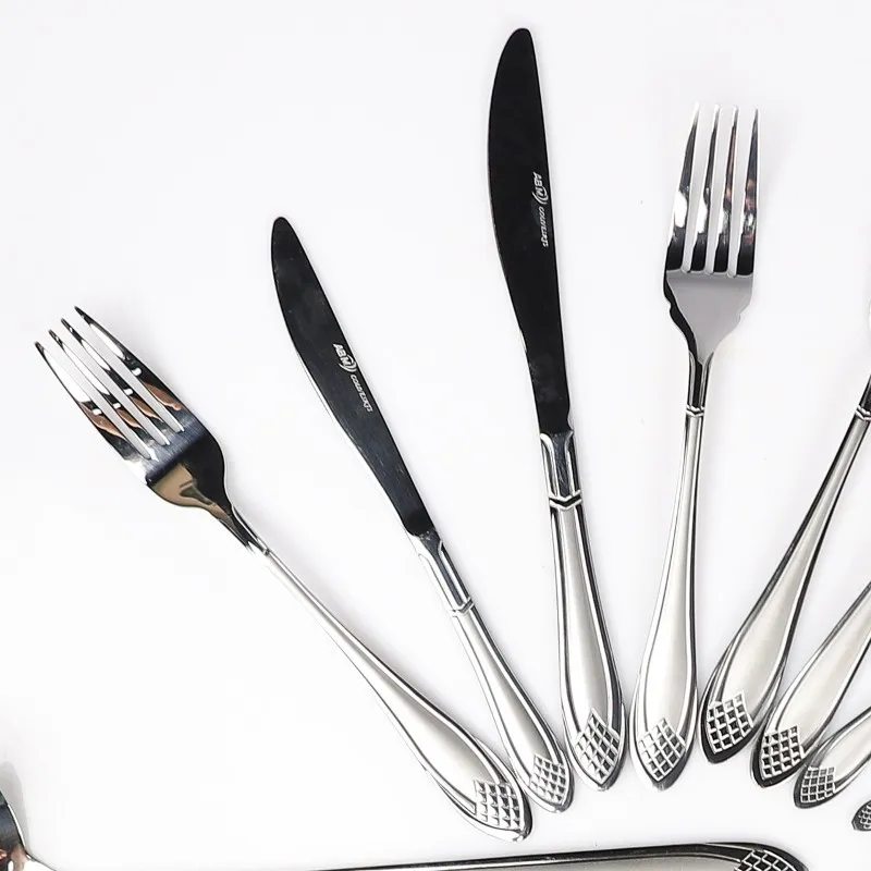 Coffret Ménagère 125 Pièces en Inox 18/10 Carré - ABM