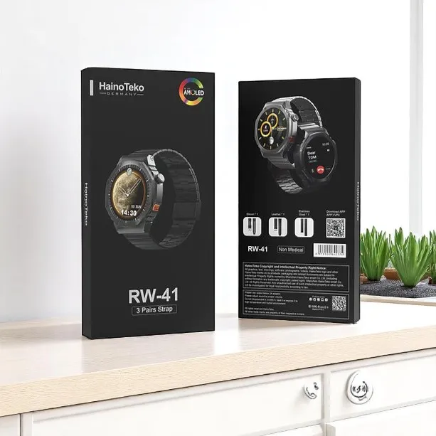 Montre Connectée Haino Teko RW-41 + Casque Bluetooth Y08 Cadeau