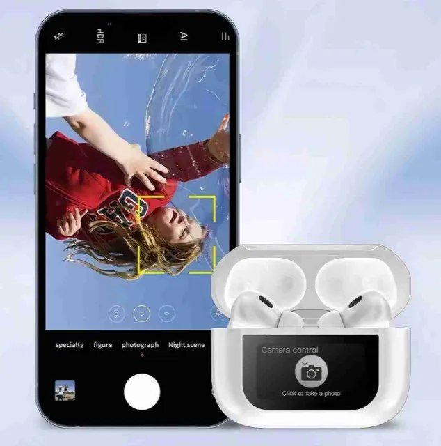 Écouteurs Bluetooth V15Pro avec écran LED tactile