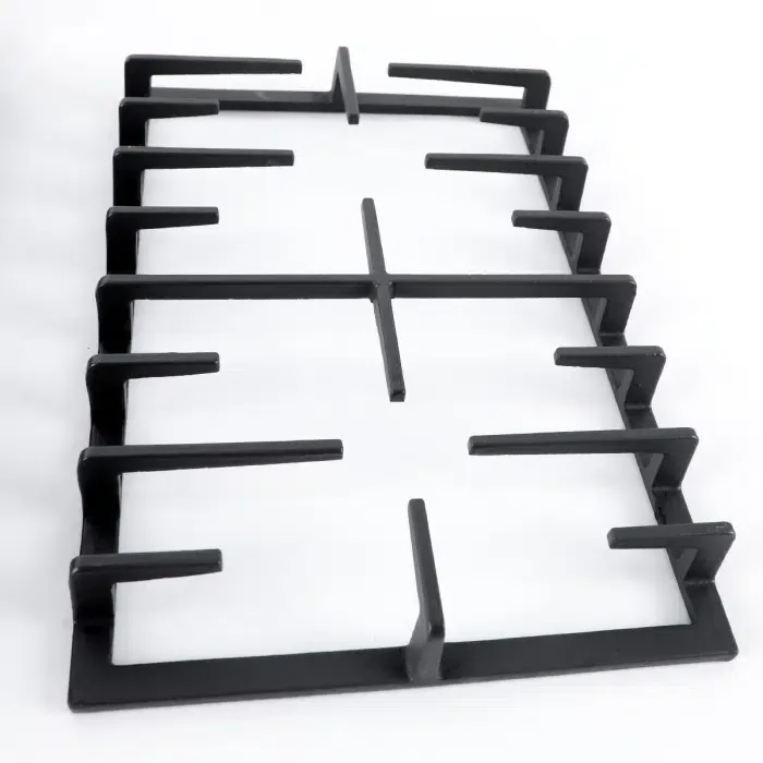 Plaque de Cuisson FLORENCE FH-6094GB En Verre - 4Feux - Fonte - Vitre Noir