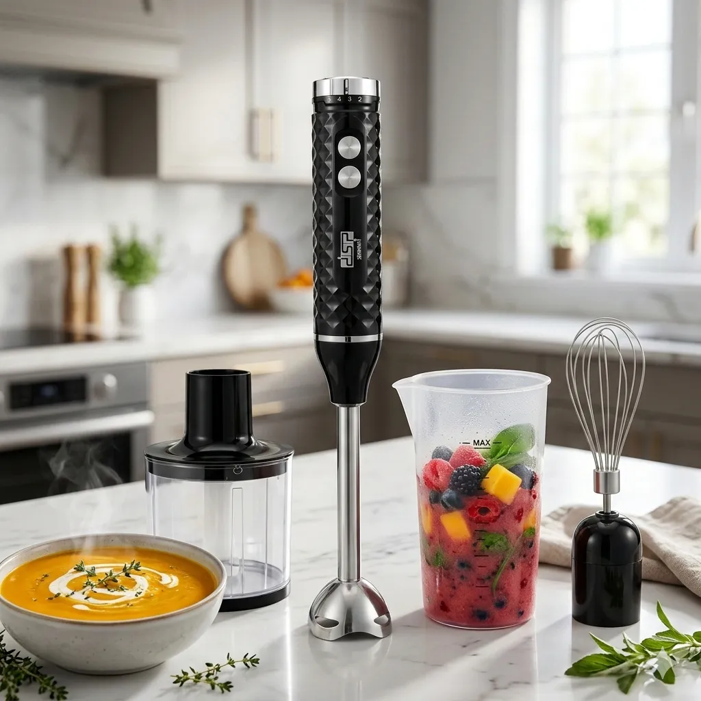 Mixeur plongeant 4en1 DSP KM1143 - 200W