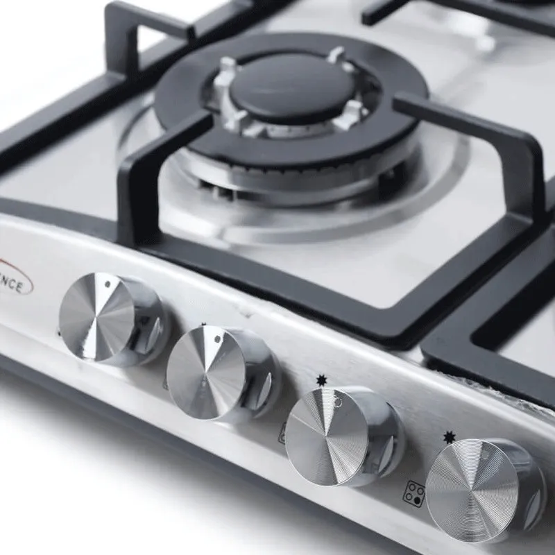 Plaque de Cuisson Florence 4 Feux 60cm Inox Fonte FH-6032SC