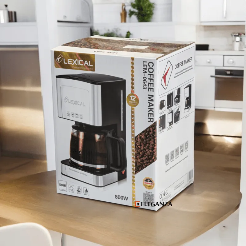 Machine à Café Lexical LEM-0633 - 700 watts - 800 mL