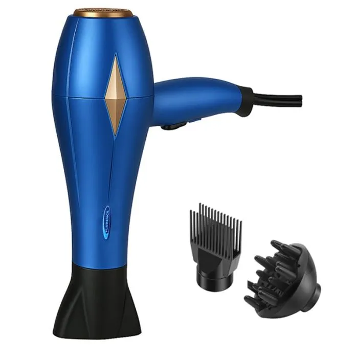 Sèche cheveux professionnel Florence HK-427 – 2200W, 3 Températures, Diffuseur & Concentrateurs