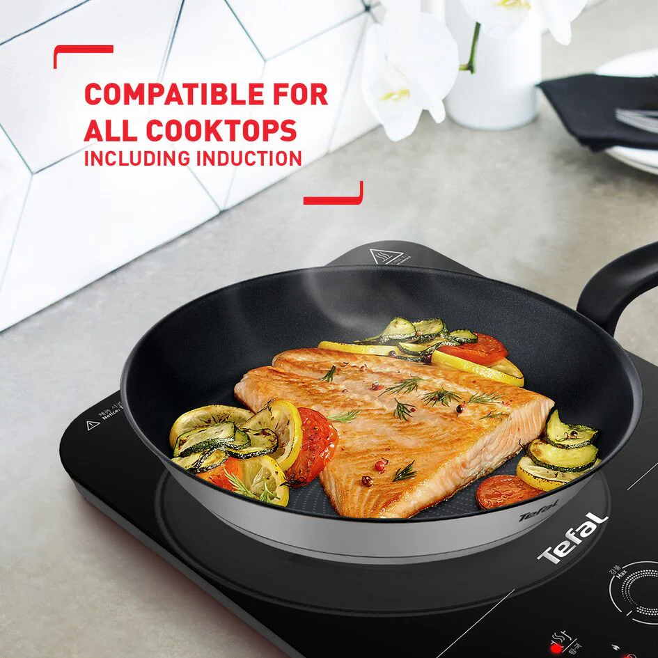 Poêle TEFAL Inox 24cm Primary Avec Revêtement - E3090404