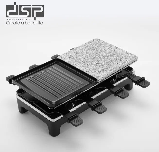 Raclette Grill DSP KB1084U - 1500W – Double Plaque Fer