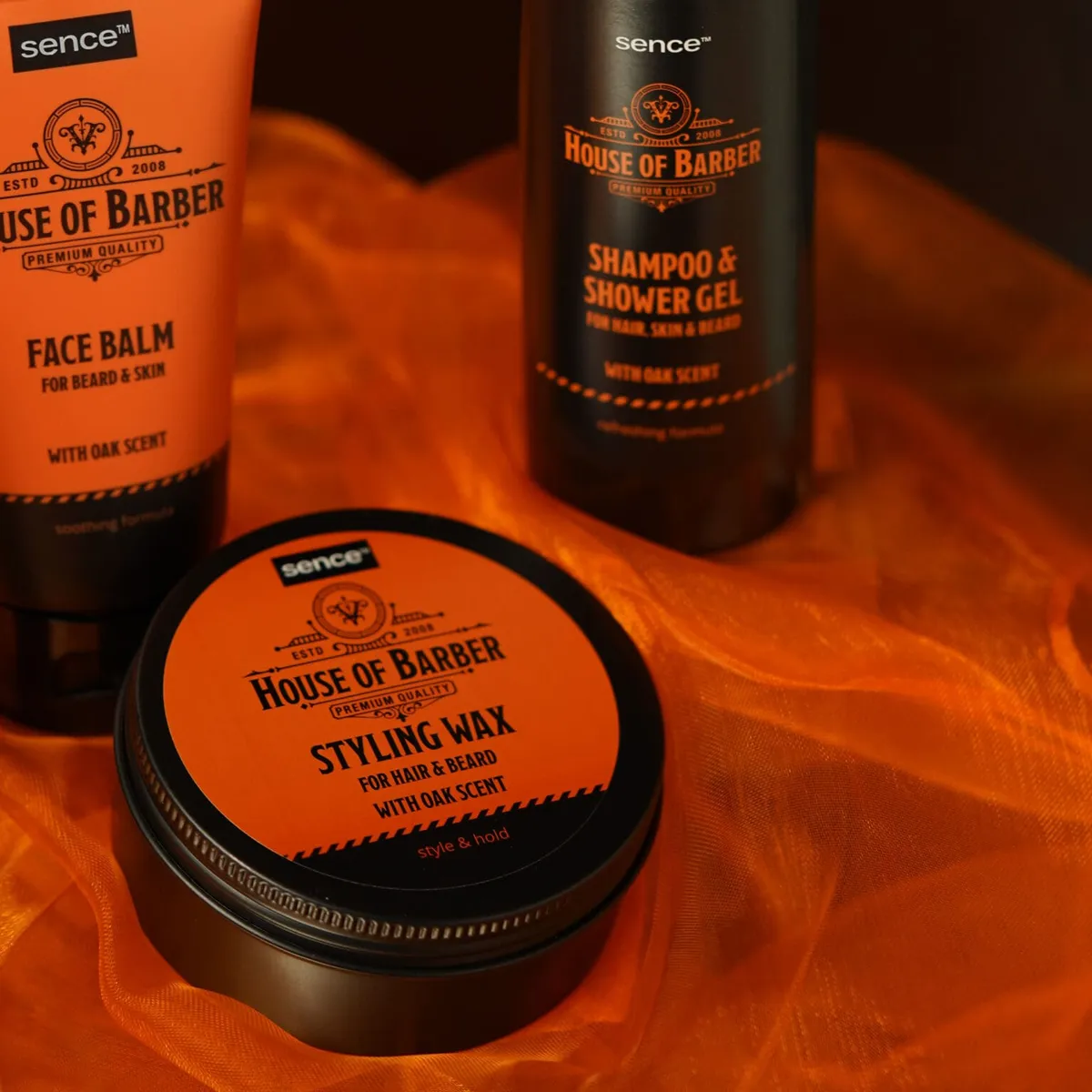 Sence Coffret Soins Barbe House of Barber Essential Kit Gift Set pour Homme