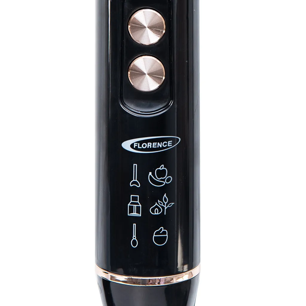 Mixeur Plongeant 4En1 Florence HK452  - 400 Watts - Noir