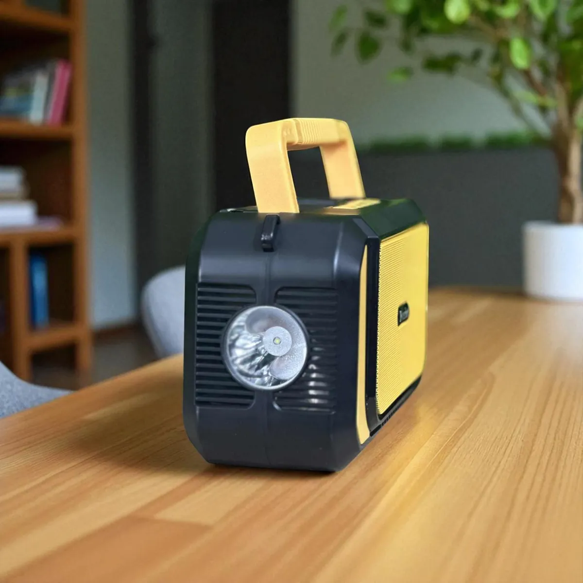 Haut-parleur et Radio FM Sans Fil PETERHOT PTH-X10 Avec Torche - Cyan