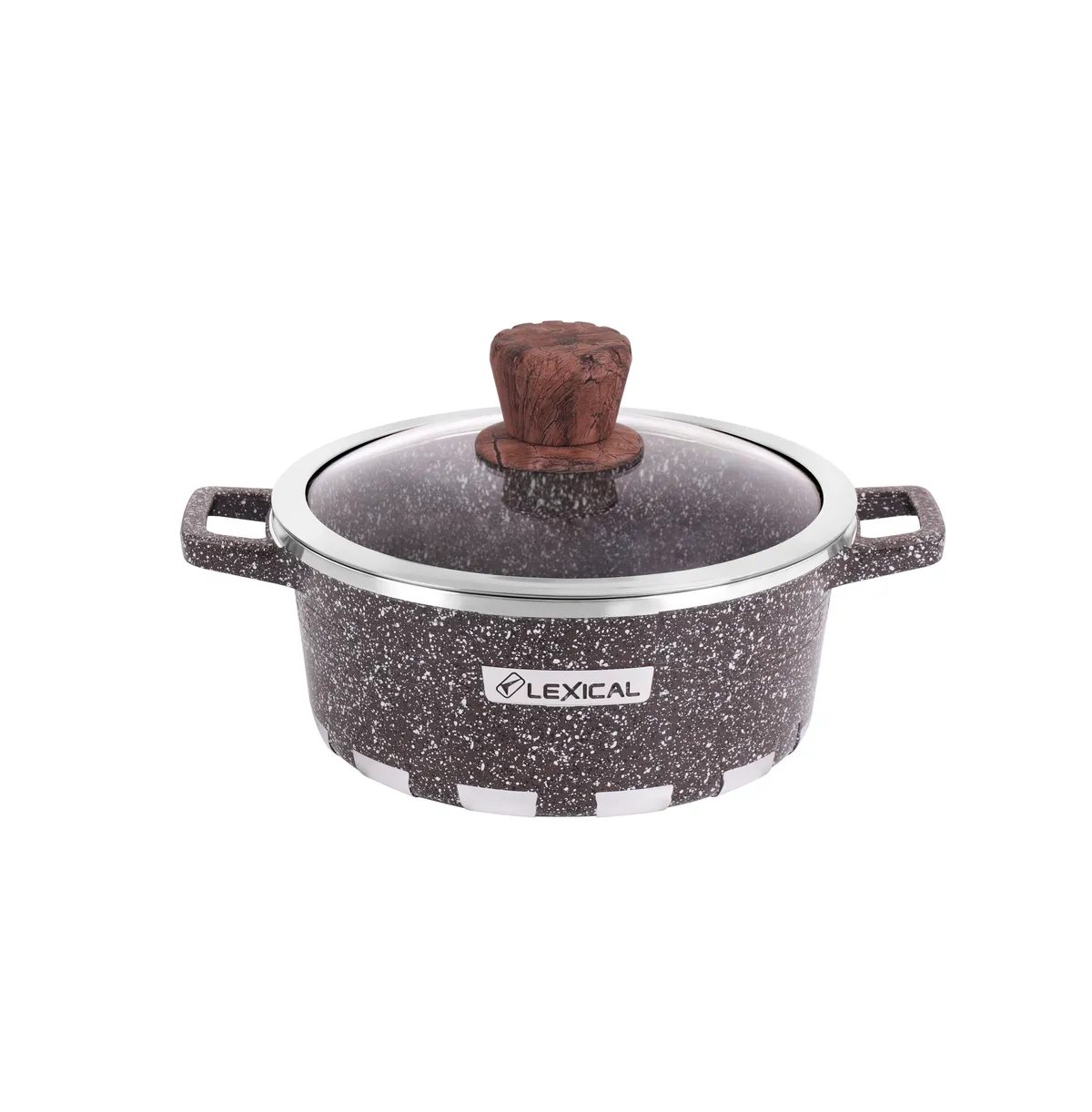 Set casserole granite 10pcs Lexical CDC-5710-5 - Gris