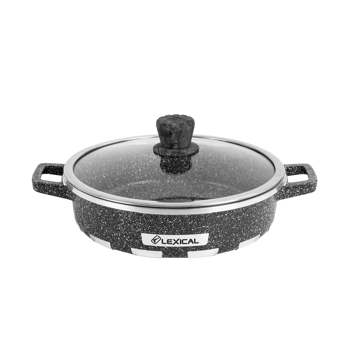 Set casserole granite 10pcs Lexical CDC-5710-2 - Noir