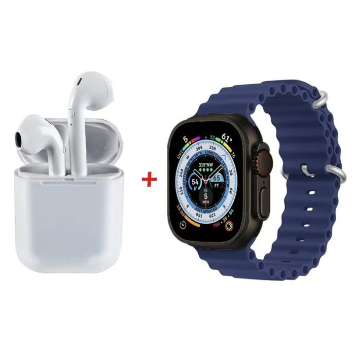 Montre connectée W26 Ultra Max + AirPods