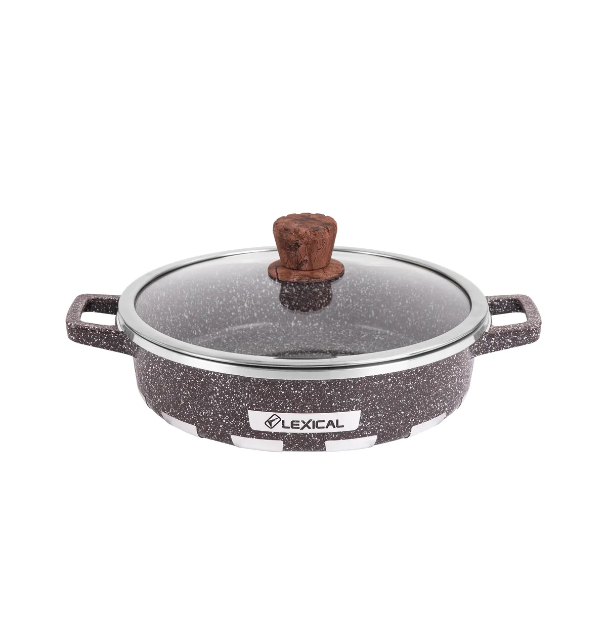 Set casserole granite 10pcs Lexical CDC-5710-5 - Gris