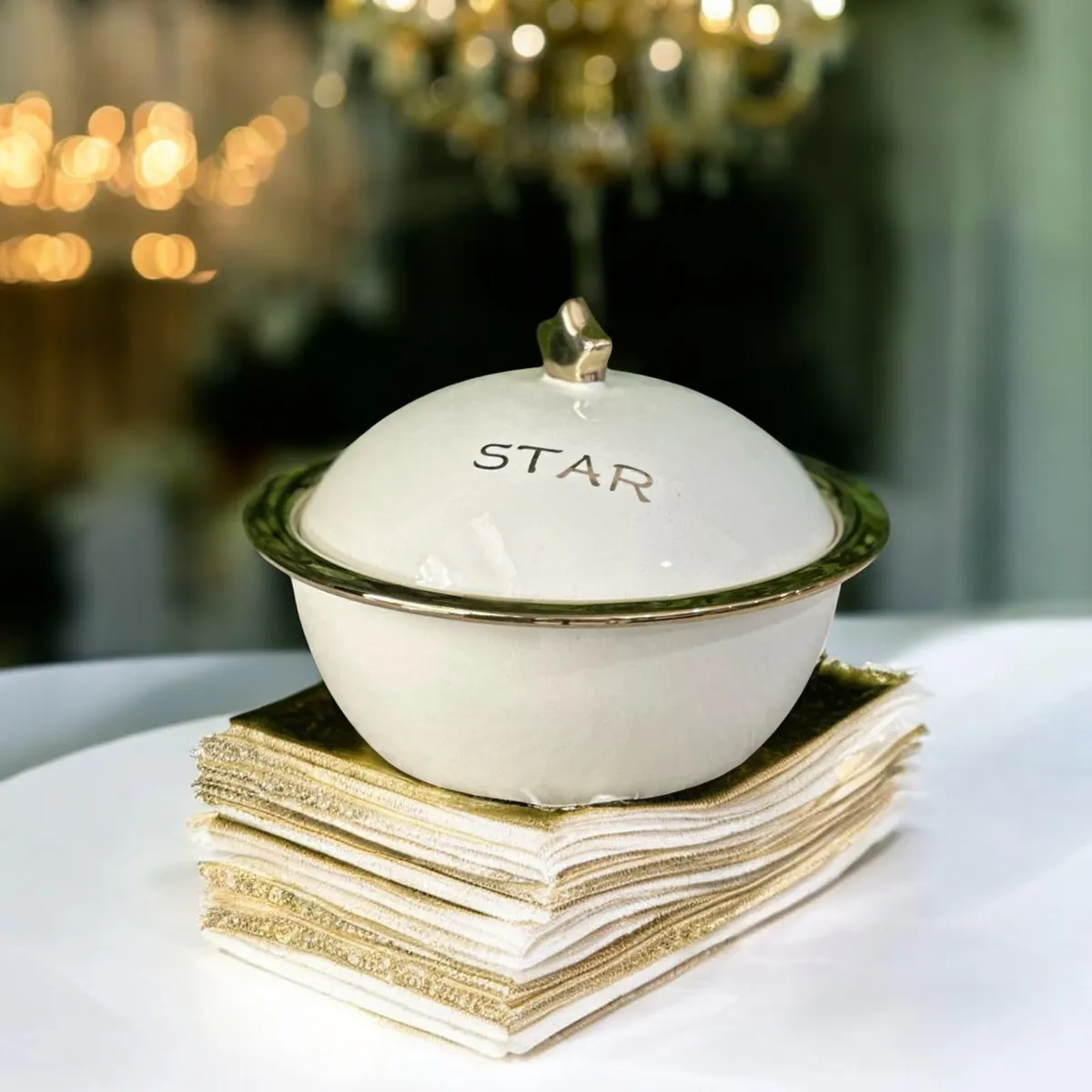 Bol cramique avec couvercle HZ770-432