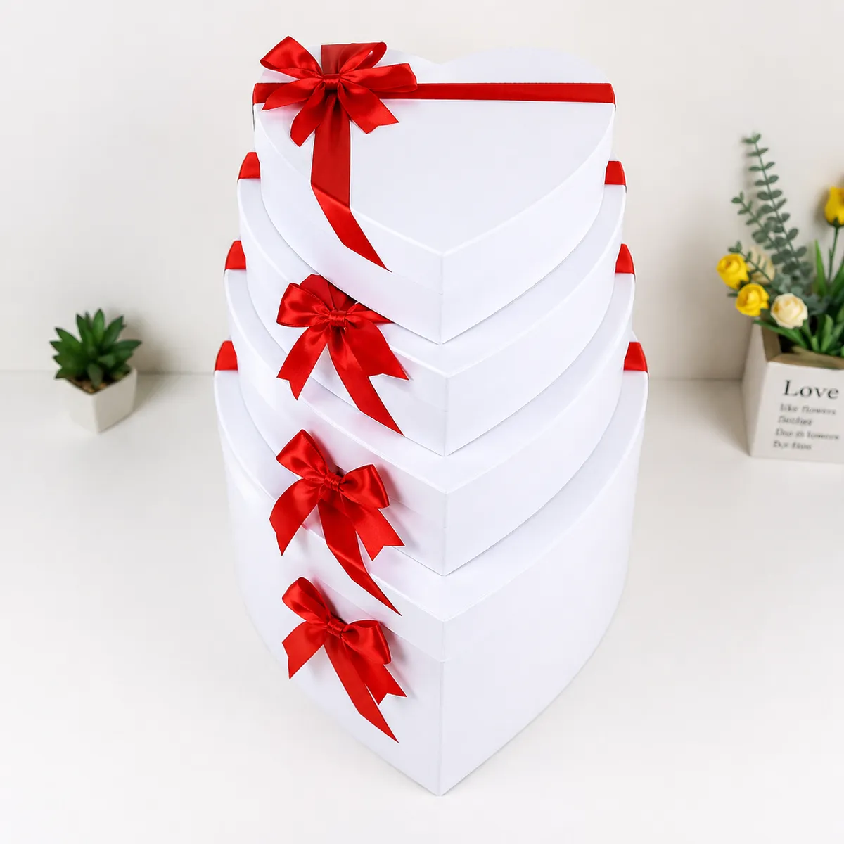 Box Cadeaux Cœur – 4 Pièces ELG2-5