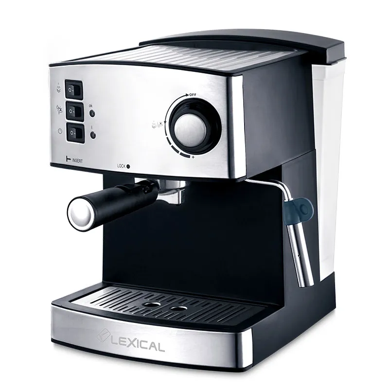 Machine à Café Expresso Lexical LEM-0602 - 15 Bars – 850W avec Buse Vapeur