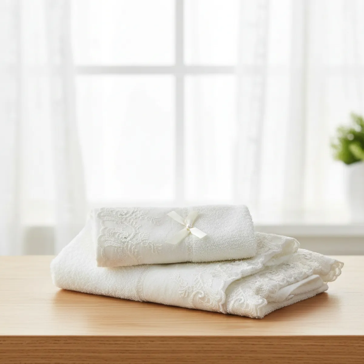 Set de 3 serviette visage et corps - SERV3VC