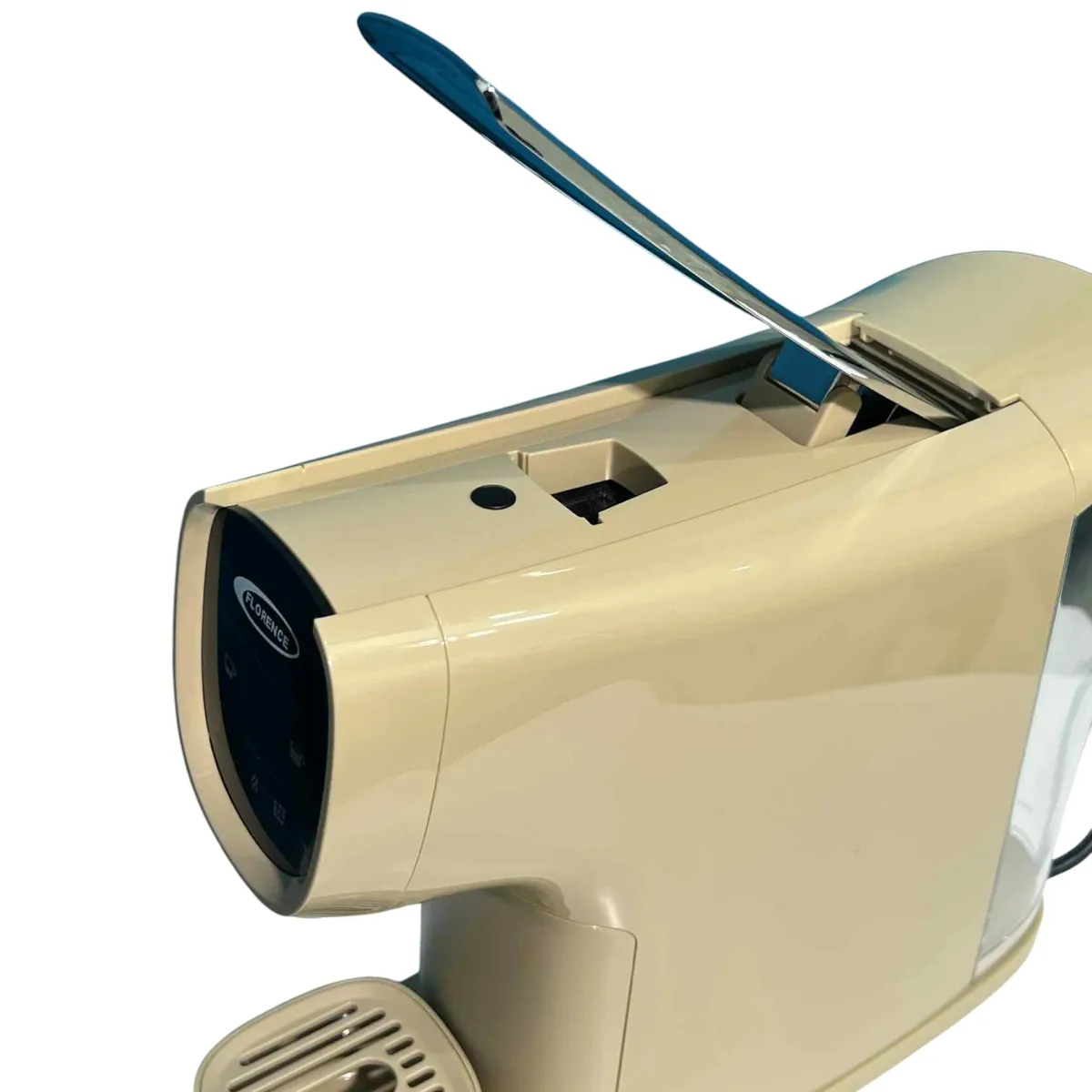 Machine à café compatible Nespresso avec afficheur Florence 3A-C285B - 19 Bars – 1200W - Beige