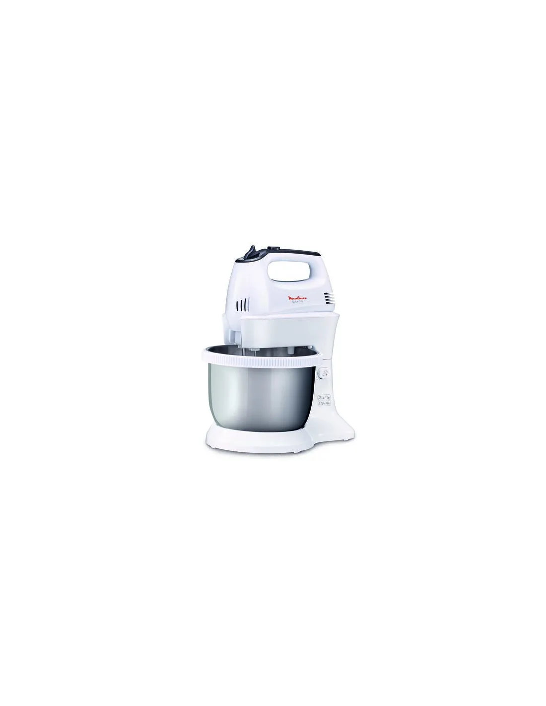 Batteur Avec Bol Quick Mix 300W Gris/Inox - HM3121B1