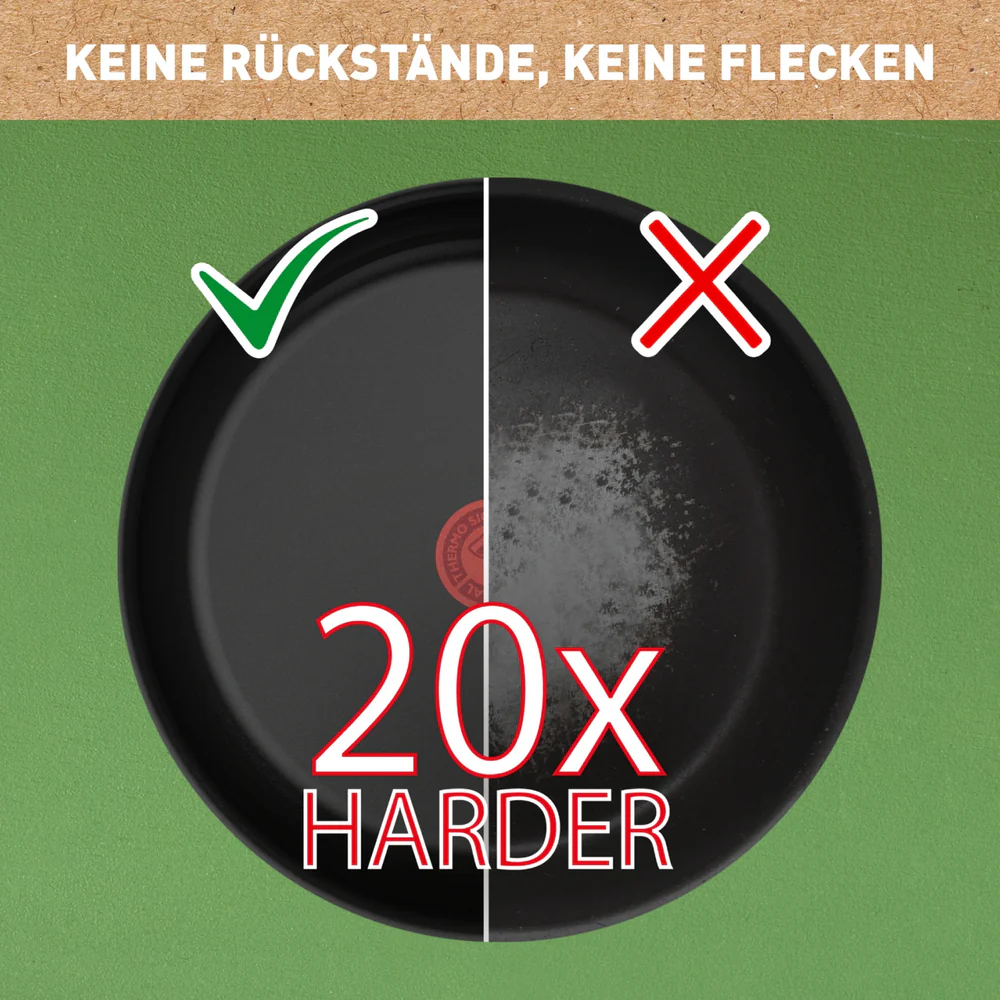 Poêle Céramique TEFAL 20cm Renew Black - C4320223