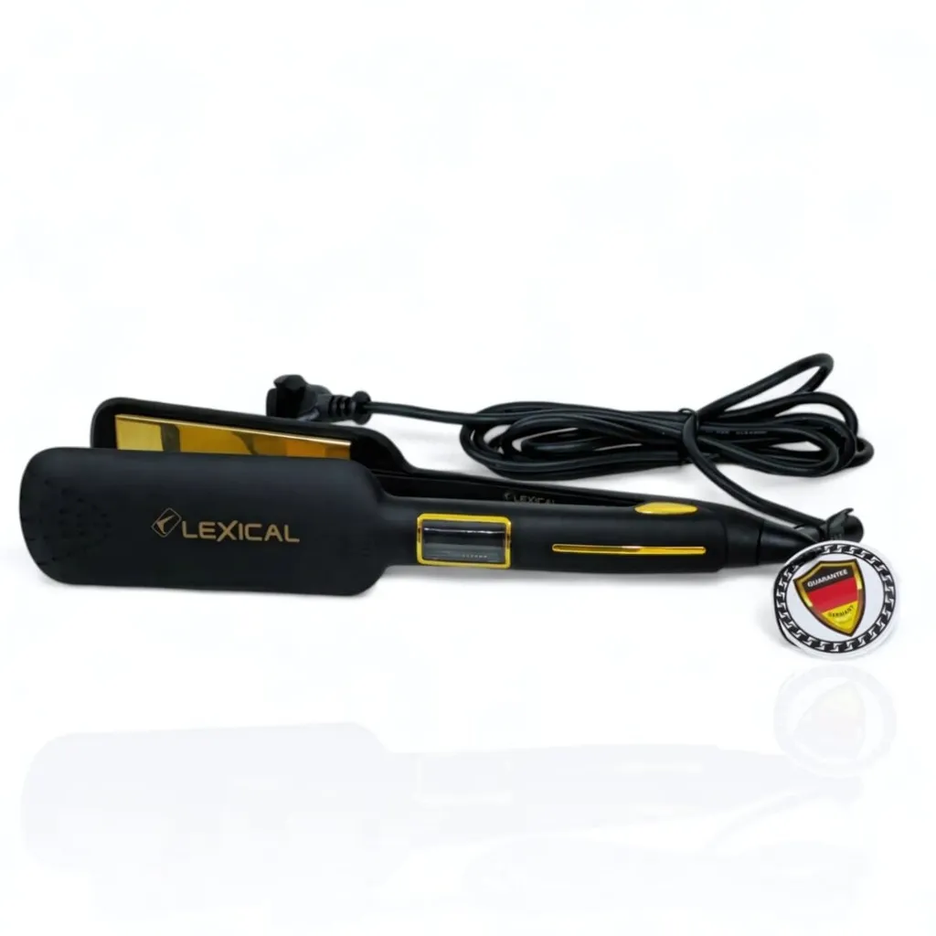 Plaque cheveux avec 2 sérums gratuits - Lexical LHS-5390 - 65 Watts - Noir