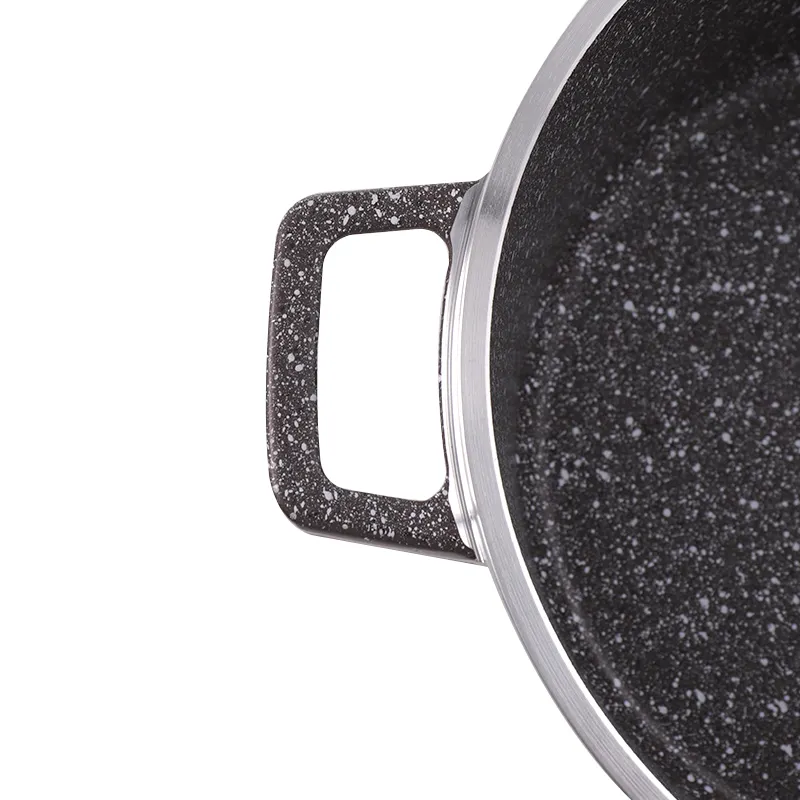 Set casserole granite 10pcs Lexical CDC-5710-5 - Gris